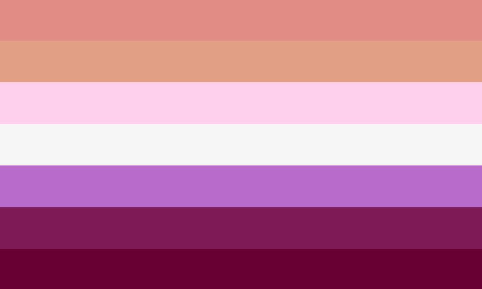 Drapeau Lesbien 7 bandes