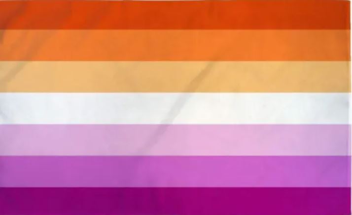 drapeau lesbienne 7 bandes